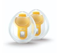 Medela copas de recogida de leche Hands-Free, compatible con los extractores de leche eléctricos Freestyle Flex y Swing Maxi, set de 2 copas, blanco