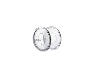Medela copas recolectoras de leche materna, fabricadas con silicona, sin BPA, con diseño suave, flexible y cómodo, paquete de 2