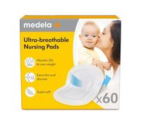 Medela discos absorbentes respirables para la lactancia, diseño discreto para un uso cómodo, paquete de 60