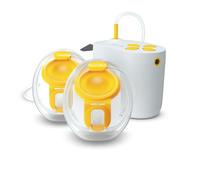 Medela Extractor de leche enchufable con estilo, copas de colección de brasier, fácil de limpiar, extractor de leche de rendimiento hospitalario