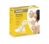 Medela Harmony Essentials Pack: set con sacaleches manual Harmony, embudo PersonalFit Flex, bolsas para leche materna y discos absorbentes - Ideal para usar fuera de casa