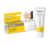 Medela Lanolin Nipple Cream for Breastfeeding, 100% All Natural Single Ingredient, New Purelan, 1.3 Ounce