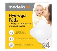 Medela parches de hidrogel, alivian el dolor y enfrían los pezones doloridos o agrietados, esterilizados y empacados individualmente, paquete de 4