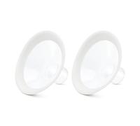 Medela PersonalFit - Protectores de pecho flexibles, paquete de 2 bridas grandes de 27 mm, fabricadas sin BPA, con forma alrededor de ti para un bombeo cómodo y eficiente