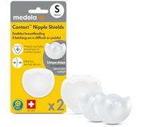 Medela pezoneras para lactancia Contact, protectores delgados de silicona y sin BPA, 1 paquete con dos protectores (16 mm) y estuche