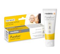 Medela Purelan - Crema de lanolina de 37 g, ayuda rápida para pezones estresados y piel seca, 100% natural, hipoalergénica, dermatológicamente probada y sin fragancia
