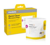 Medela Quick Clean Bolsas de Esterilización Reutilizables, Amarillo