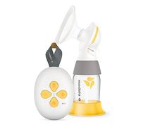 Medela Solo - Sacaleches eléctrico, notablemente más silencioso, recargable por USB, con protector mamario PersonalFit Flex y tecnología Medela de extracción en 2 fases, Blanco (101041608)
