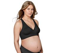Medela Sujetador de Maternidad y Lactancia Keep Cool Sleep con Zona Dorsal Completamente Transpirable y Tela Suave al Tacto, en Negro