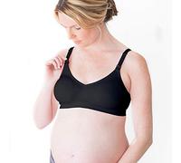 Medela - Sujetador de maternidad y lactancia, sin aros y ultra cómodo sujetador de maternidad que crece contigo, mediano, color negro