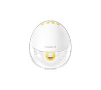 Medela Swing Flex - Sacaleches eléctrico, diseño compacto, con protectores mamarios PersonalFit Flex y tecnología Medela de extracción en 2 fases, Amarillo (101034985)