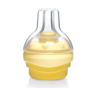 Medela Tetina para biberón Calma, Tetina para biberón para usar con biberones de recogida de Medela, Fabricada sin BPA, Sistema de aireación, Tetina Solitaire