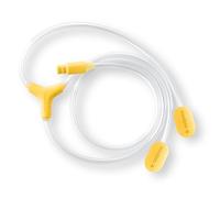 Medela Tubo de repuesto para tazas de recogida de manos libres, diseñado para freestyle manos libres, freestyle Flex & Swing Maxi extractores de leche, piezas de repuesto auténticas, transparente, 1
