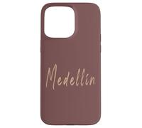 Medellín Colombia Diseño Vintage Elegante Carcasa para iPhone 15 Pro MAX