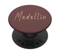 Medellín Colombia Diseño Vintage Elegante PopSockets PopGrip Adhesivo