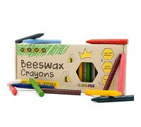 Medenka Crayones clásicos de cera de abeja, 12 colores, hechos de cera de abeja europea