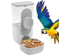 Meder a Gage Endaggi E Giods - Dispensador automático de alimentos e hidratación Clean | Juego de recipientes para alimentos y agua | Accesorios en jaula para Budgies Cockatiels y Lovebirds |