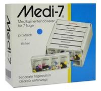 MEDI 7 - Pastillero para 7 días (1 unidad), color azul