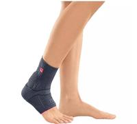 medi Achimed - Vendaje para tendón de Aquiles unisex, color plateado, talla II, para aliviar el tendón de Aquiles, se puede llevar por ambos lados, con punto cómodo, zona de alivio ampliada, ajuste