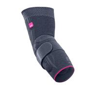 medi Epicomed - Codera unisex | Plata | Talla III | Vendaje de compresión para estabilizar la articulación en codo de tenis o codo de golfista | Se puede llevar por ambos lados | Codo | Transpirable