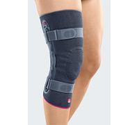 medi - Genumedi pro - Rodillera con rótula - Plata - Talla VI - Rodillera para estabilización de la rodilla - Soporte de rodilla con correas - Vendaje de rodilla estabilizador