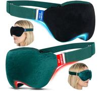 Medi Grade -Máscara de ojos calentada para ojos secos, terapia de gel frío -2-en-1 compresa caliente y máscara refrescante para el alivio de la migraña, blefaritis y ojos hinchados