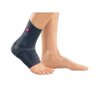 medi Levamed Tobillera unisex | Plata | Talla IV | Vendaje articular para estabilizar la articulación del tobillo | Se puede llevar por ambos lados | Punto de confort único | Zona de alivio extendida