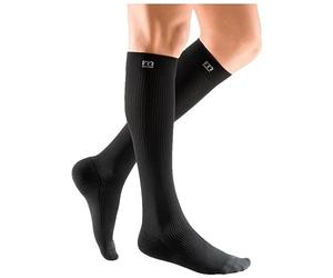 Medi Medias de compresión Medi mediven active AD Calcetines hasta la rodilla kurz KKL 1 cerrado Dedo del pie - Negro, IV