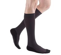 Medi mediven active Medias de compresión | Medias de compresión hasta la rodilla con refuerzo en el talón | KKL 2 | Antracita | Tamaño: III | Punta cerrada | Cortas