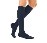 medi Mediven elegance 0240317 - Medias de compresión hasta la rodilla para mujer, con punta cerrada, CCL2, sin banda adhesiva, color azul marino, talla VII normal