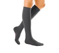 medi - mediven forte medias de compresión | Medias de compresión médicas CCL 3 para hombres y mujeres | Medias de compresión clase 3 | Talla III - Punta abierta | Antracita, antracita, S