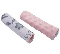 Medi Partners Cintura Spallacci per Passeggini Seggiolini Auto per Bambini Baby 100% Cotone Minky 1 Paio 18x13 cm Passeggino Bifacciale Auto Sportiva