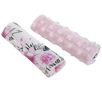 Medi Partners Cintura Spallacci per Passeggini Seggiolini Auto per Bambini Baby 100% Cotone Minky 1 Paio 18x13 cm Passeggino Bifacciale Auto Sportiva