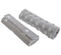 Medi Partners Cintura Spallacci per Passeggini Seggiolini Auto per Bambini Baby 100% Cotone Minky 1 Paio 18x13 cm Passeggino Bifacciale Auto Sportiva