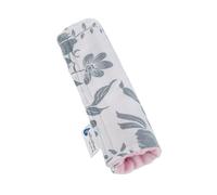 Medi Partners Coche Protector Cinturon Niños Almohadilla Seguridad para Bebe 17x22cm 100% Algodón Minky Cinturón Kids Seat Car Cinturones Cinto (Berry con Minky rosa)