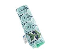 Medi Partners Coche Protector Cinturon Niños Almohadilla Seguridad para Bebe 17x22cm 100% Algodón Minky Cinturón Kids Seat Car Cinturones Cinto (Bosque con menta Minky)
