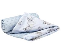 Medi Partners Mantas para Bebés 75x100cm Multifunción 100% Algodón Öko-Tex Confortable Minky Cochecito Suave y Mullida Universal