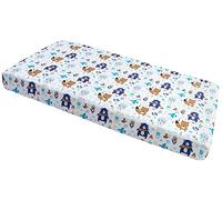 Medi Partners Sábana Bajera Ajustable 60x120cm 100% algodón Ropa de Cama para bebés colchón Saco de Dormir Cuna (Boho Animales)
