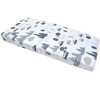 Medi Partners Sábana Bajera Ajustable 60x120cm 100% algodón Ropa de Cama para bebés colchón Saco de Dormir Cuna (Coches Retros)
