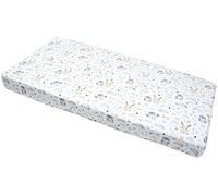 Medi Partners Sábana Bajera Ajustable 60x120cm 100% algodón Ropa de Cama para bebés colchón Saco de Dormir Cuna (Calvero)