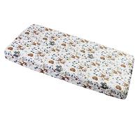 Medi Partners Sábana Bajera Ajustable 60x120cm 100% algodón Ropa de Cama para bebés colchón Saco de Dormir Cuna (Ciervo)