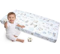 Medi Partners Sabana Bajera Cuna 70x140-100% Algodon Sabanas de Algodón Bebe Ropa de Cama para Bebés Dormir Cuna Fitted Bed Sheet Protector(Ciervo y Erizo)