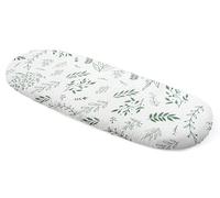 Medi Partners Sabanas Cuna Bebe 86x40 Sabana Bajera Capazo Funda Colchon Combiador para Carro - 100% Algodón Muselina Universal Minicuna Moises Sábanas Carrito (Hoja de Olivo)