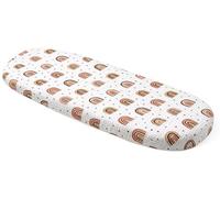 Medi Partners Sabanas Cuna Bebe 86x40 Sabana Bajera Capazo Funda Colchon Combiador para Carro - 100% Algodón Muselina Universal Minicuna Moises Sábanas Carrito (Arcoíris)