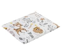 Medi Partners Almohada de hueso de cereza grande Cojín Térmico 500g Rectangular 20x25cm eco natural 100% algodón terapia de calor + frío terapia de masaje (Cervio)