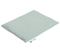 Medi Partners Almohada de hueso de cereza grande Cojín Térmico 500g Rectangular 20x25cm eco natural 100% Waffle Cotón terapia de calor + frío terapia de masaje (Menta)