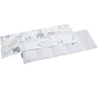 Medi Partners Almohadilla térmica hueso de cereza 60x20cm 800g 100% Algodón 5 cámaras Grande Terapias de frío Funda Extraíble (Océano)