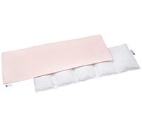 Medi Partners Almohadilla térmica hueso de cereza 60x20cm 800g 100% Algodón Waffle 5 cámaras Grande Terapias de frío Funda Extraíble (Rosa claro Waffle)