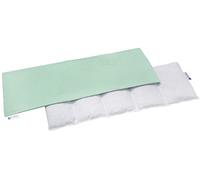 Medi Partners Almohadilla térmica hueso de cereza 60x20cm 800g 100% Algodón Waffle 5 cámaras Grande Terapias de frío Funda Extraíble (Menta Waffle)