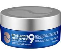 MEDI-PEEL Parche para Ojos Hyaluron Aqua Peptide 9 Ampollas, 60 Unidades, Hidratación Intensiva